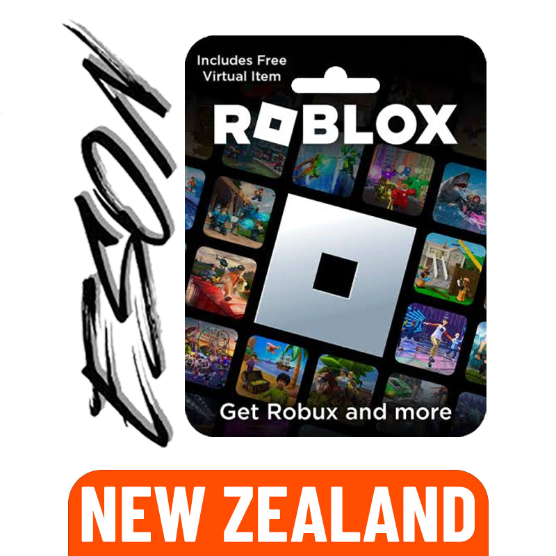 Roblox Robux gift card for New Zealand accounts - digital code