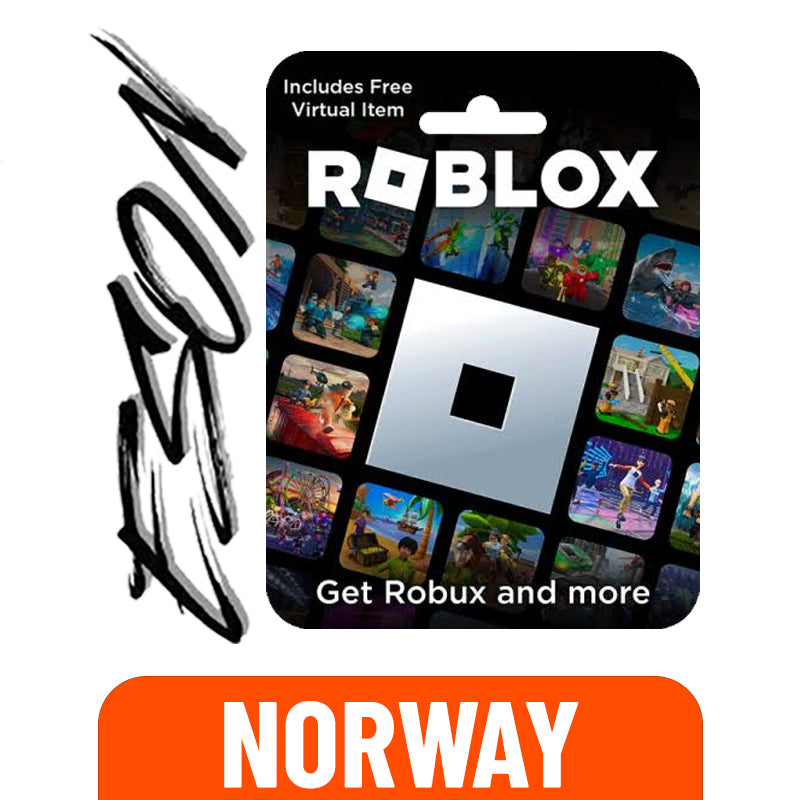 Roblox Robux gift card for Norway accounts - digital code