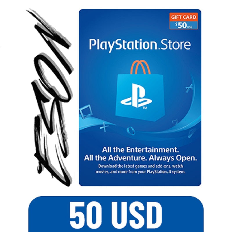 PSN PLAYSTATION NETWORK 50USD - DIGITAL CODE