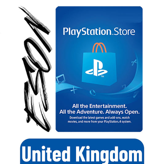PSN PLAYSTATION NETWORK UK Unted Kingdom - DIGITAL CODE