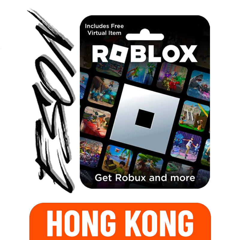 Roblox Robux gift card for Hong Kong accounts - digital code