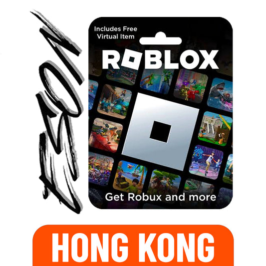 Roblox Robux gift card for Hong Kong accounts - digital code