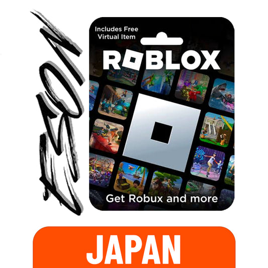 Roblox Robux gift card for Japan accounts - digital code
