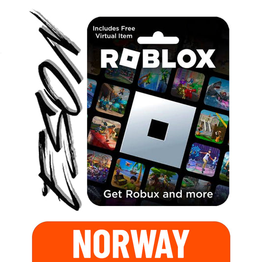 Roblox Robux gift card for Norway accounts - digital code