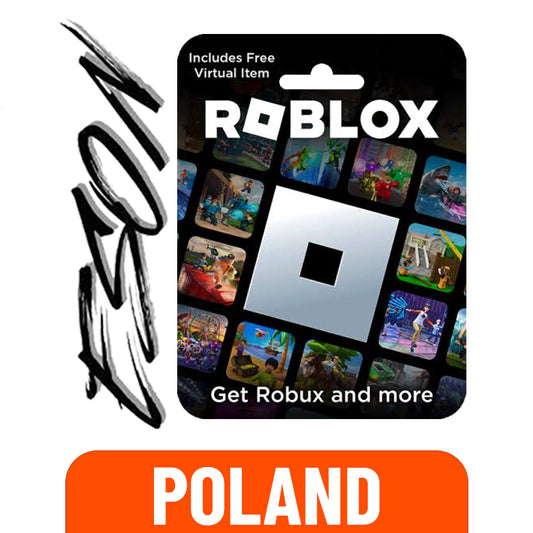 Roblox Robux gift card for Poland accounts - digital code