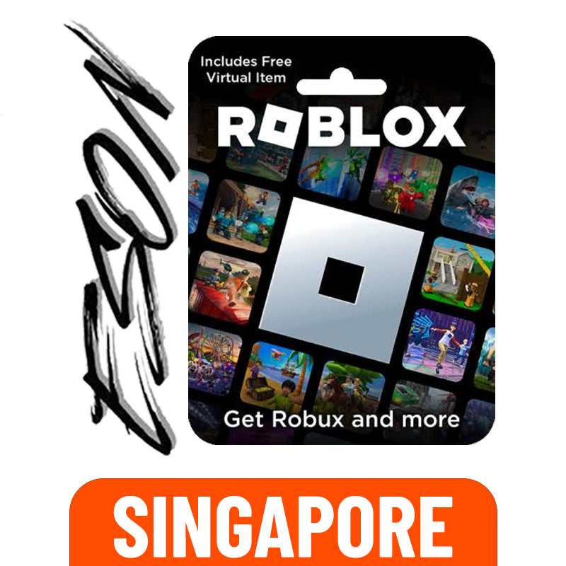 Roblox Robux gift card for Singapore accounts - digital code