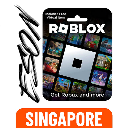 Roblox Robux gift card for Singapore accounts - digital code