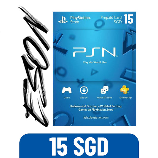 PSN PLAYSTATION NETWORK 15SGD - DIGITAL CODE